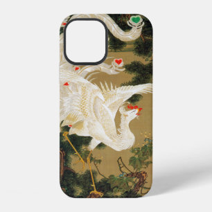 Pine Tree & Phoenix (Love Heart Phoenix), Jakuchu iPhone 12 Case