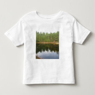 Pine Tree Reflection Lake Toddler T-Shirt