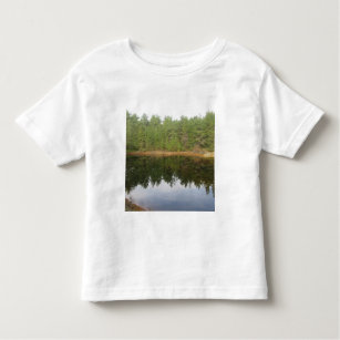 Pine Tree Reflection Lake Toddler T-Shirt