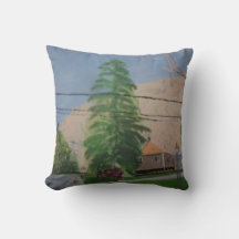 Pine Tree Throw Pillow 16”x16”
