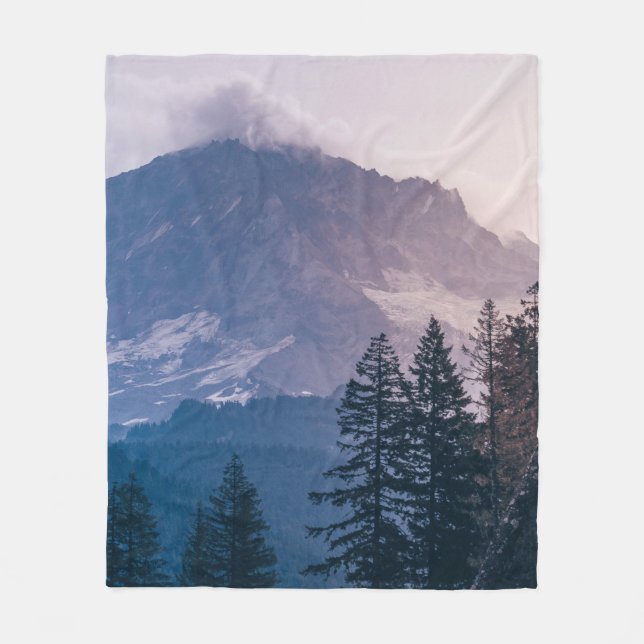 PINE TREES FLEECE BLANKET (Front)