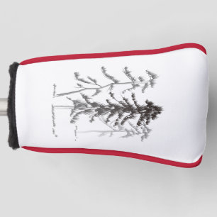 Pine trees golf head cover