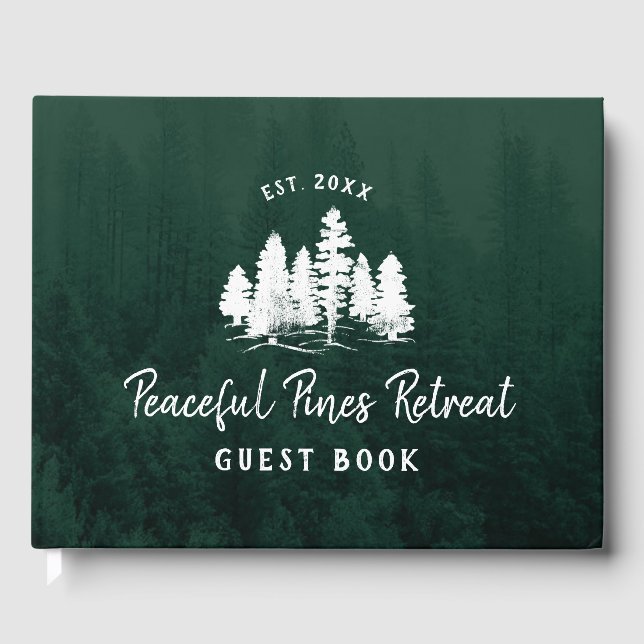 Pine Trees Green Guest House Vacation Rental Home Book (Front)