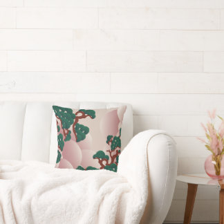 Pine Trees in Korea Cushion