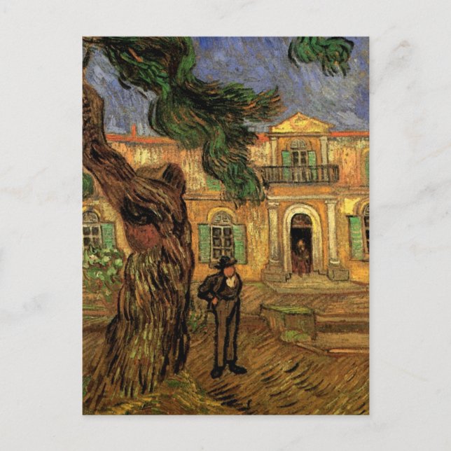 Pine Trees in Saint-Paul by Vincent van Gogh Postcard (Front)