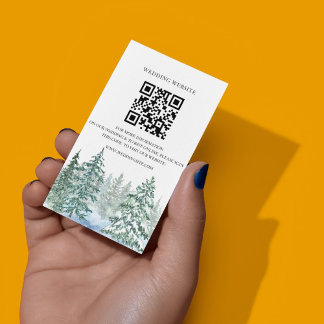 Pine Trees Lantern Botanical Website Card