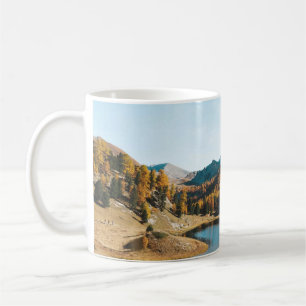 PINE TREES NEAR LAKE COFFEE MUG