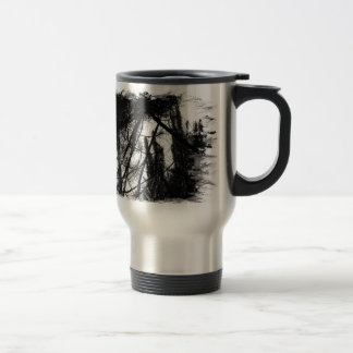 Pine Trees Sunshine Thermal Mug