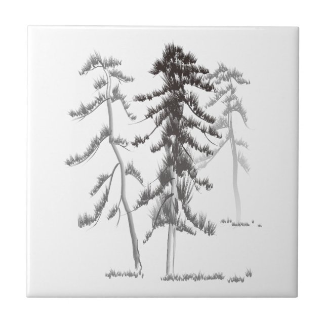 Pine trees tile (Front)