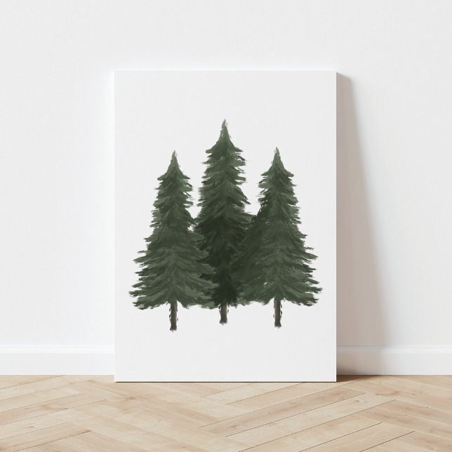 Pine Trees Woodland Canvas Print (Creator Uploaded)