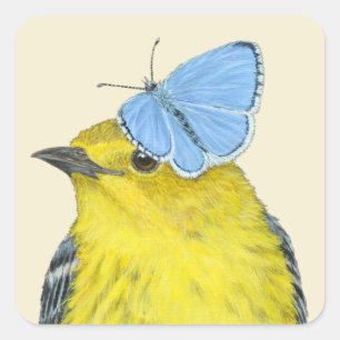 Pine warbler stickers