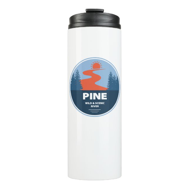 Pine Wild And Scenic River Thermal Tumbler (Front)