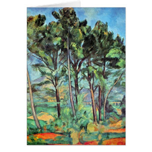 Pine with Viaduct by Paul Cezanne, Vintage Art