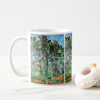 Pine with Viaduct by Paul Cezanne, Vintage Art Coffee Mug