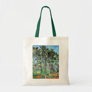Pine with Viaduct by Paul Cezanne, Vintage Art Tote Bag