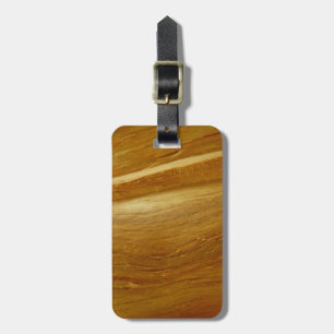 Pine Wood II Faux Wooden Texture Luggage Tag
