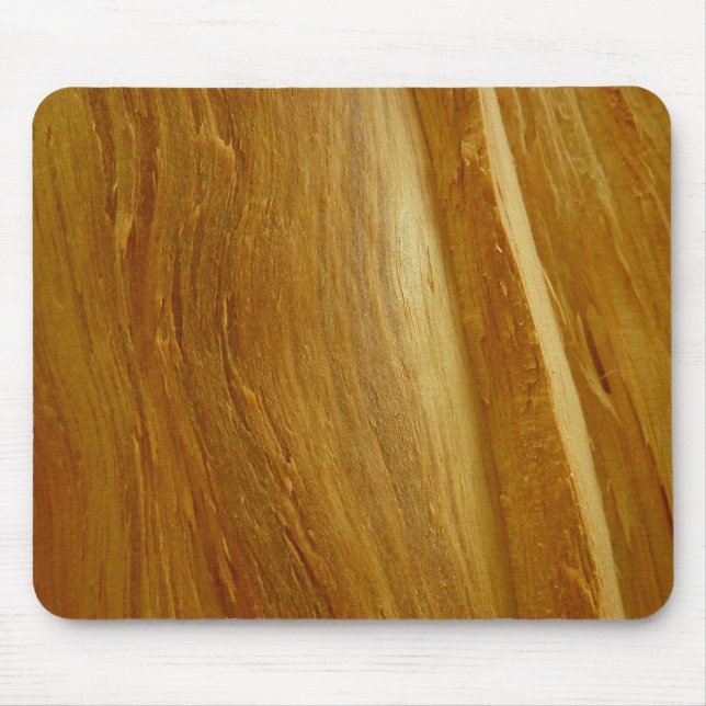 Pine Wood II Faux Wooden Texture Mouse Mat (Front)