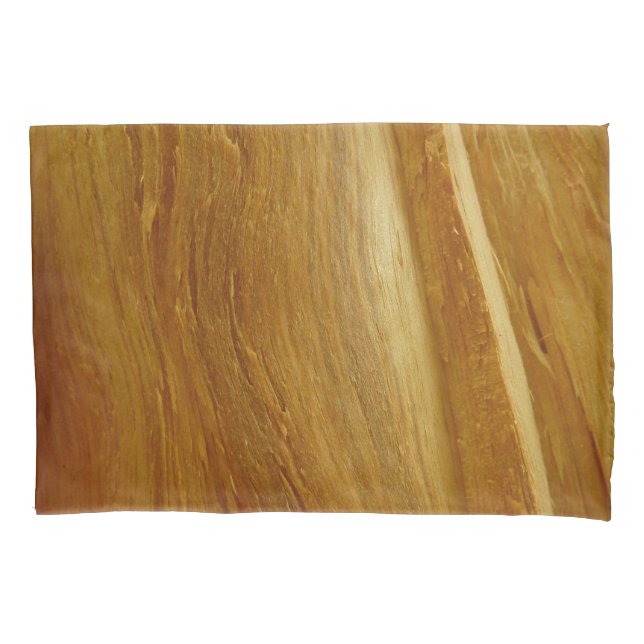 Pine Wood II Faux Wooden Texture Pillowcase (Front)