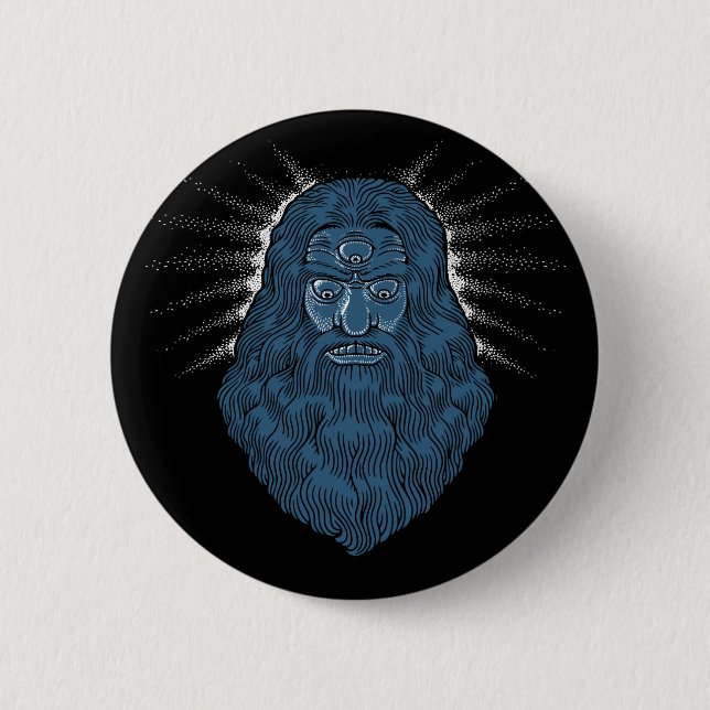 Pineal Prophet 6 Cm Round Badge (Front)