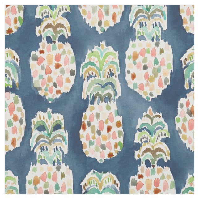 PINEAPP FOR THAT Colourful Pineapples Fabric (Swatch)