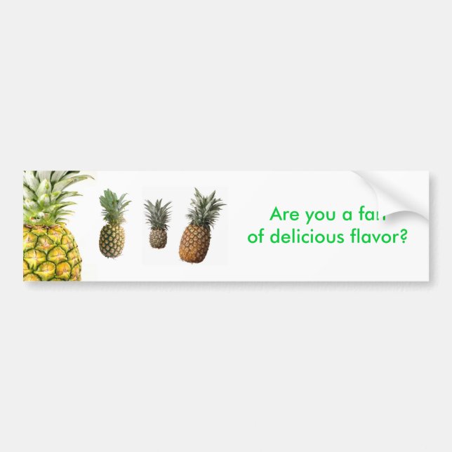 pineapple2, pineapple-01, what-makes-a-good-pin... bumper sticker (Front)