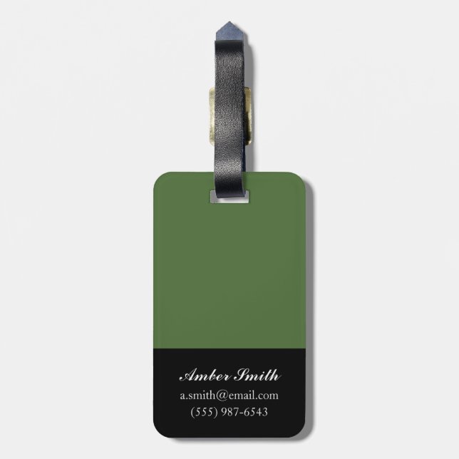 Pineapple 1997 luggage tag (Back Vertical)