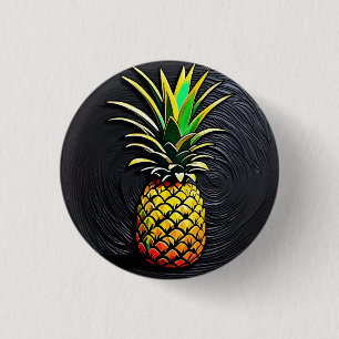 Pineapple 3 Cm Round Badge