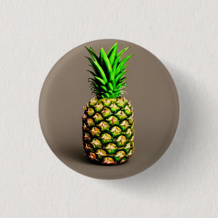 Pineapple 3 Cm Round Badge