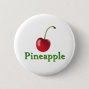 Pineapple 6 Cm Round Badge