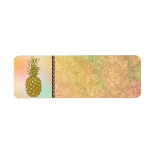 Pineapple Address Label