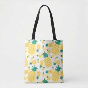 Pineapple All-Over-Print Tote Bag