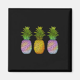 Pineapple Aloha Hawaii Hawaiian Fruit Summer Vacat Magnet