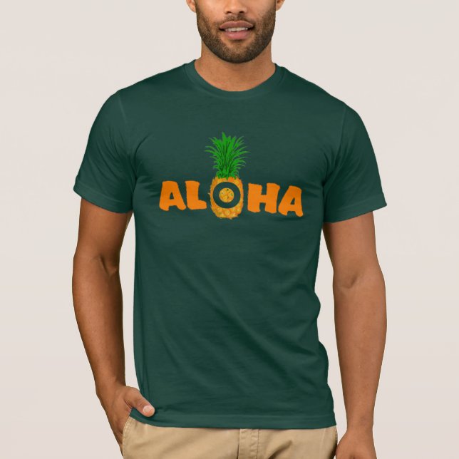 Pineapple Aloha - Summer T Shirt for Men (Front)