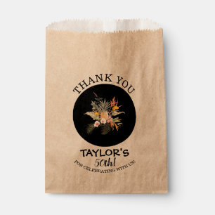 Pineapple and Hibiscus Tropical Hawaiian Favour Bags