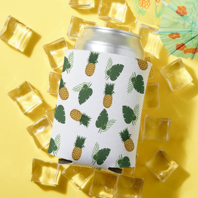 Pineapple And Palm Leaves Can Cooler (In Situ Summer)