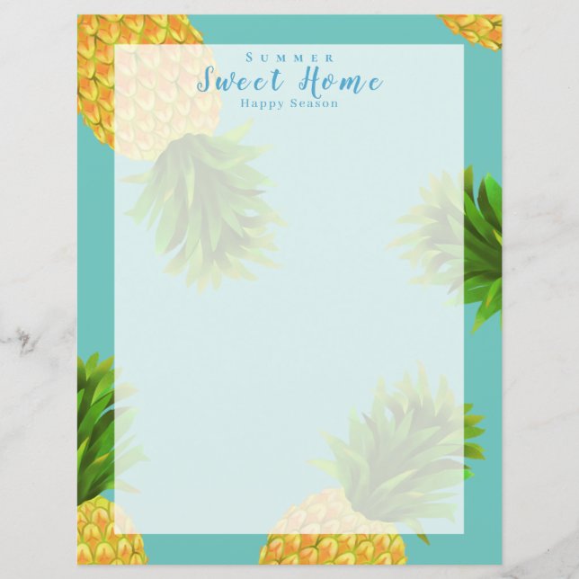 Pineapple Aqua (Front)