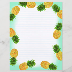 Pineapple Aqua Lined