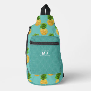 Pineapple Aqua Sling Bag