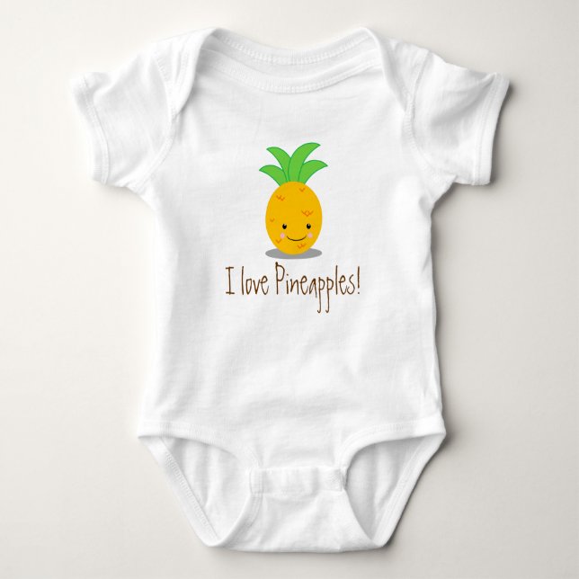 Pineapple Baby Bodysuit (Front)
