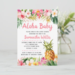 Pineapple Baby Shower Invitation
