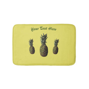Pineapple Bath Mat - Personalised Option