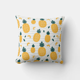 Pineapple Beauty: Hand Drawn Pattern Cushion