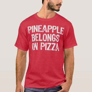 Pineapple Belongs On Pizza Christmas T-Shirt