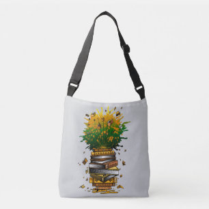 Pineapple Books Crossbody Bag