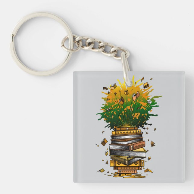 Pineapple Books Key Ring (Front)