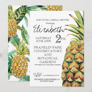 Pineapple Bridal Shower Invitation