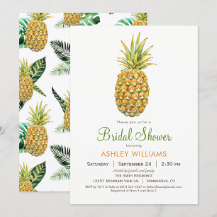 Pineapple Bridal Shower Invitation