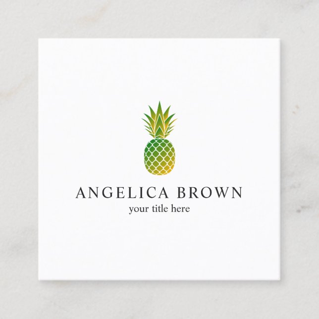 Pineapple Business Card (Front)