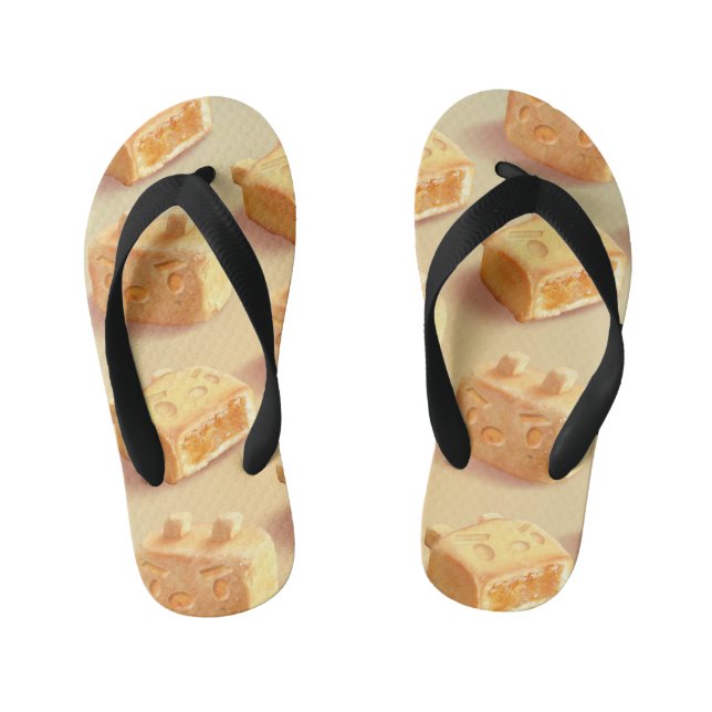 Pineapple Cake Kid's Flip Flops (Footbed)