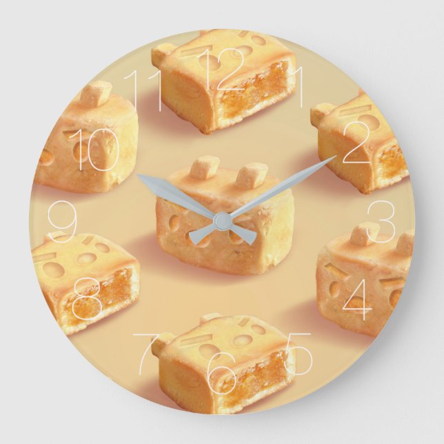 Pineapple Cake Large Clock (Front)